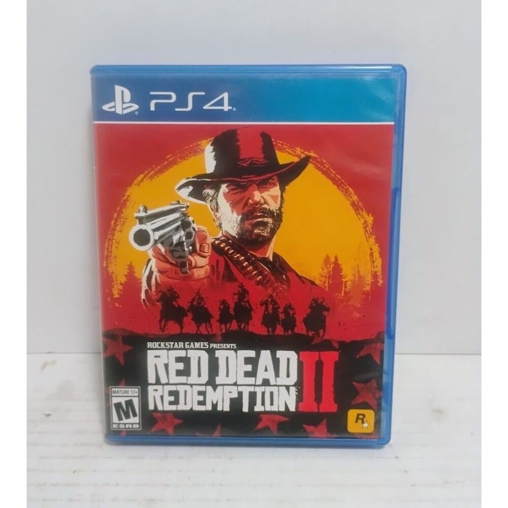 SONY PLAYSTATION 4 PS4 RED DEAD REDEMPTION II COMPLETE IN BOX CIB W MAP